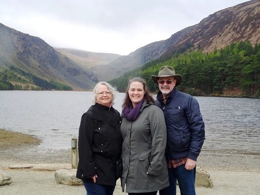 Family at Glendalough